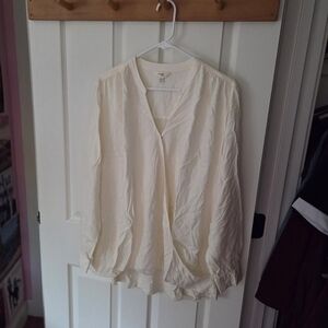 Plus Size Wrap Blouse